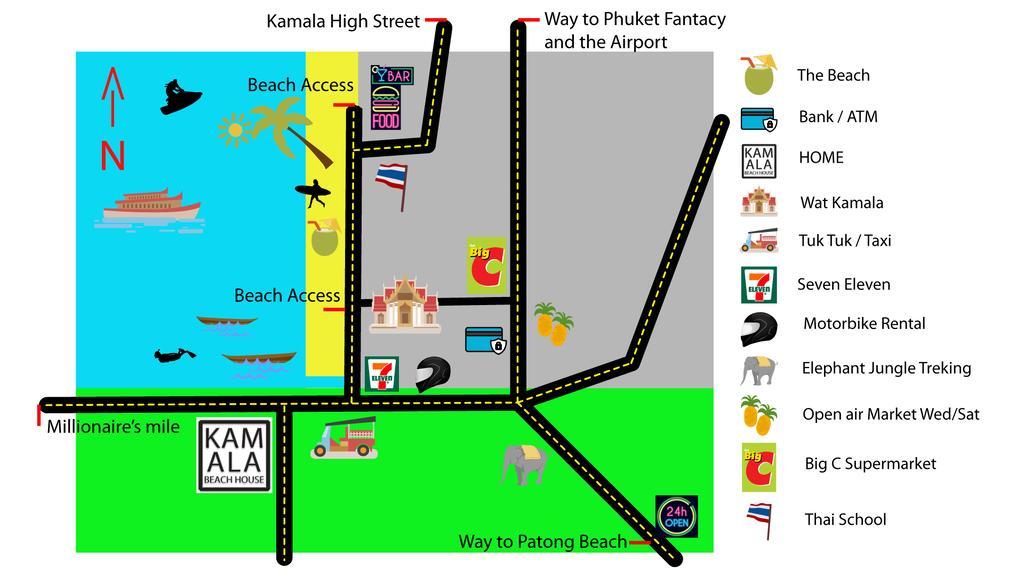 Kamala Beach House - 1 Min Walk To Beach Εξωτερικό φωτογραφία